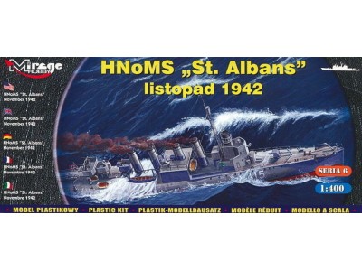 HMS 'St Albans' Allied destroyer 