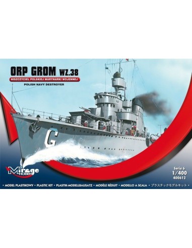 ORP GROM WZ.38, Polish Navy Destroyer 