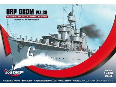 ORP GROM WZ.38, Polish Navy Destroyer 