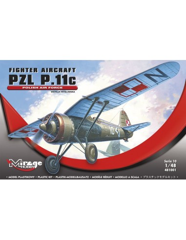 PZL P-11 C Polnische Luftwaffe mit Resin- und Fotoätzteilen 