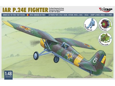 PZL P-11 C Rumänische Luftwaffe mit Resin- und Fotoätzteilen 