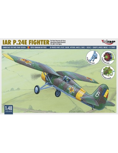 IAR P.24E FIGHTER The Royal Romanian Air Force mit Resin und Fotoätzteilen 