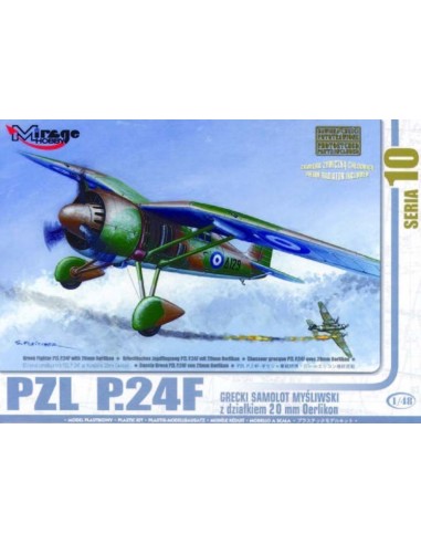 PZL P.24 F der griechischen Luftwaffe mit Resin- und Fotoätzteilen 