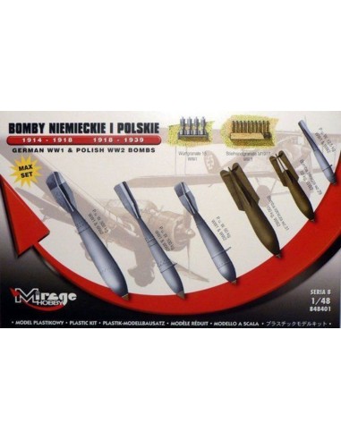 German WWI & Polish WWII Bombs Max Set 