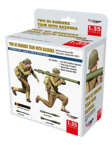 TWO US RANGERS TEAM WITH BAZOOKA 