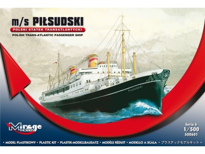 Pol. Trans-Atlantic Pas. Ship Pilsudski 