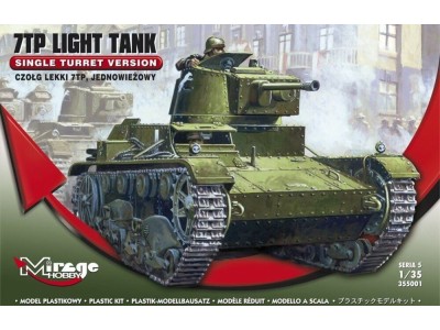 7TP Light Tank Single Turret Version 
