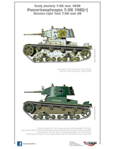 Light Tank T-26(r) Panzerkampfwagen T-26 740(r)  Serie 5 