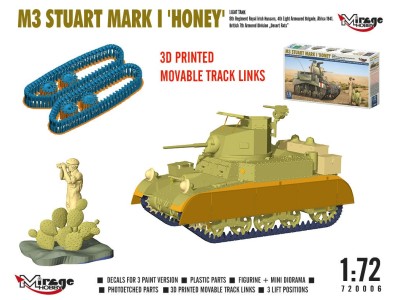 M3 STUART Mk I ´HONEY´ light tank 