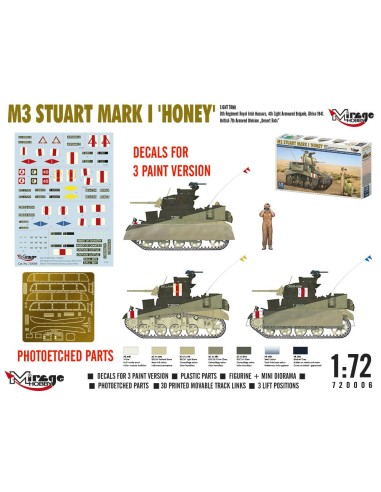 M3 STUART Mk I ´HONEY´ light tank 