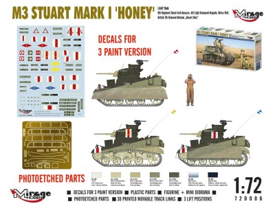 M3 STUART Mk I ´HONEY´ light tank 