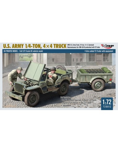 U.S. ARMY 1?4?TON, 4×4 TRUCK 