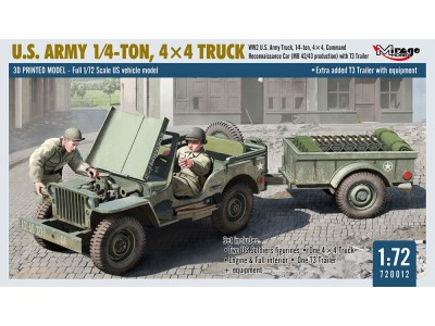 U.S. ARMY 1?4?TON, 4×4 TRUCK 