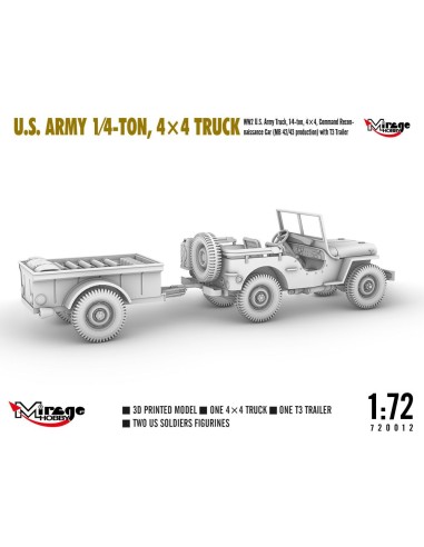 U.S. ARMY 1?4?TON, 4×4 TRUCK 