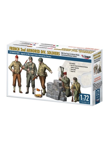 FRENCH 2nd ARMORED DIV. SOLDIERS 