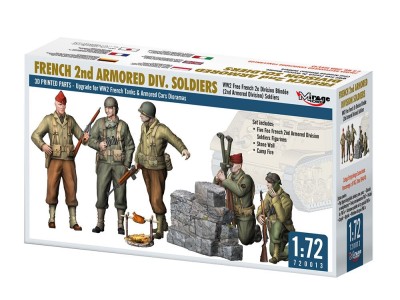 FRENCH 2nd ARMORED DIV. SOLDIERS 