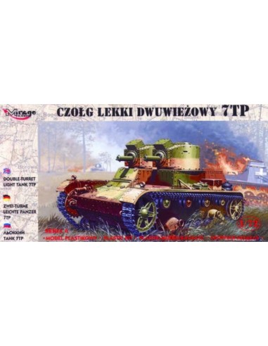 Leichter Panzer 7 TP mit Zwillingsturm 