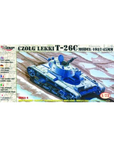 Leichter Panzer T-26 C Modell 1937 mit 45 mm Kanone 
