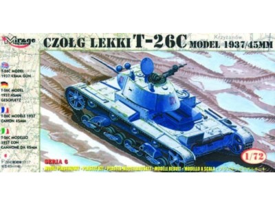 Leichter Panzer T-26 C Modell 1937 mit 45 mm Kanone 