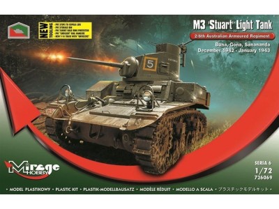 M3 STUART Light Tank 2/6th Australian Armoured Regiment(Buna,Gona,Dec.42 
