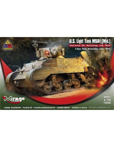 U.S.Light Tank M5A1 (Mid) 2nd Armd.Div.N 