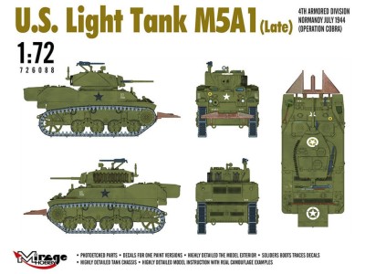 U.S. Light Tank M5A1 (Late) 
