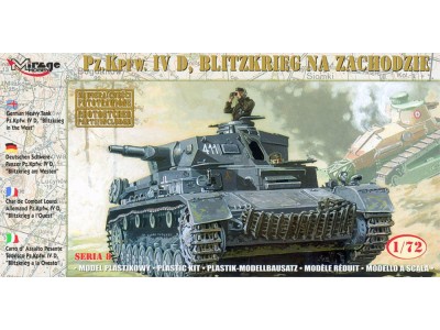 German Tank Pz.Kpfw. IVD "BLITZKRIEG" in the WEST 