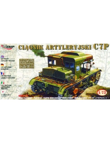 Schwerer Artillerie Traktor C7P mit Fotoätzteilen 