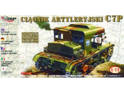 Schwerer Artillerie Traktor C7P mit Fotoätzteilen 