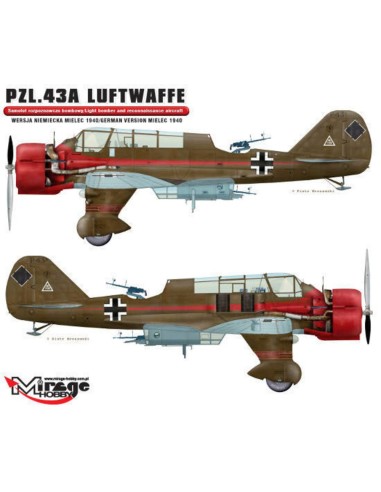 PZL.43A Luftwaffe Germ.Vers. MIELEC 1940 