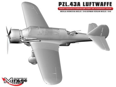 PZL.43A Luftwaffe Germ.Vers. MIELEC 1940 