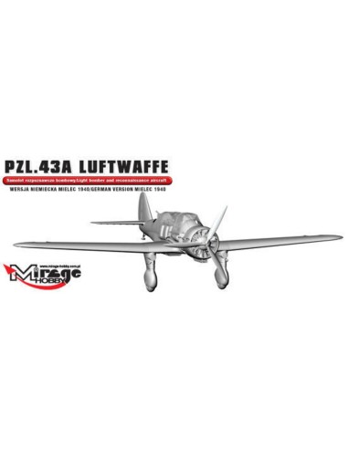 PZL.43A Luftwaffe Germ.Vers. MIELEC 1940 