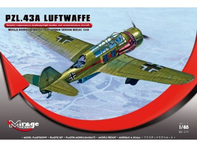 PZL.43A Luftwaffe Germ.Vers. MIELEC 1940 