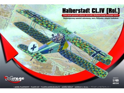 Halberstadt CL.IV(Rol)Twi-seat ground su 