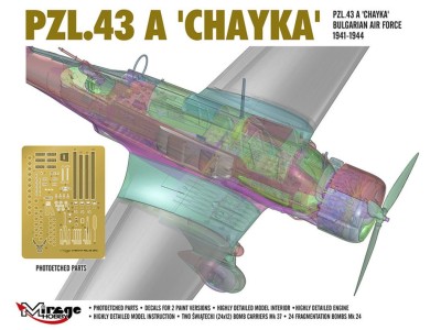 PZL.43 A 'CHAYKA' Bulgarian Air Force 1941-1944 