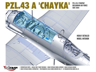 PZL.43 A 'CHAYKA' Bulgarian Air Force 1941-1944 