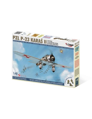 PZL P-23 KARAS II,1939 Version with an Additional Antenna 