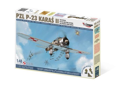 PZL P-23 KARAS II,1939 Version with an Additional Antenna 