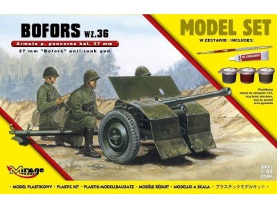 37mm BOFORS wz 36 anti tank gun(ModelSet 