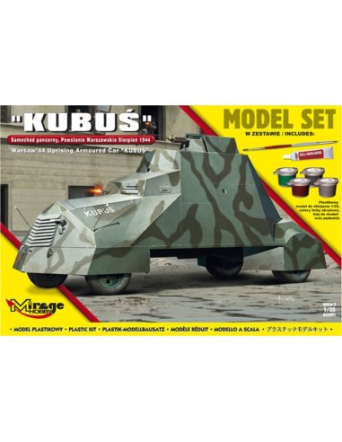 Kubus(Warsaw'44 Uprising Armoured Car) Model Set 