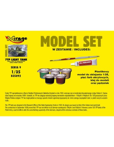 7TP Light Tank "Single Turret"(Model Set 