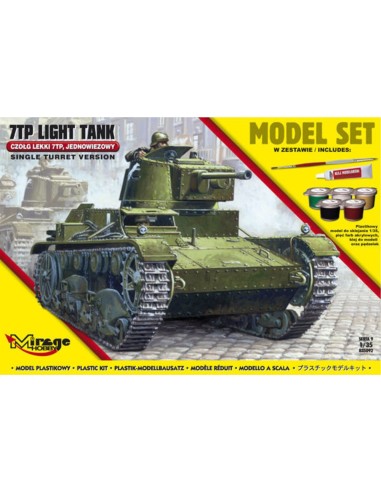7TP Light Tank "Single Turret"(Model Set 