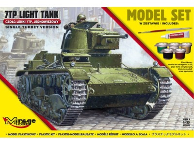 7TP Light Tank "Single Turret"(Model Set 