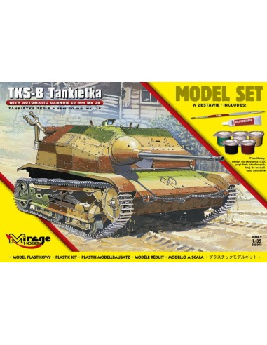 Tankette TKS-B(w/automatic cannon 20mm Mk.38) (Model Set) 