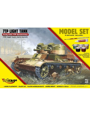 7TP Light Tank "Twin Turret"(Model Set) 