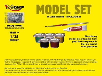 UE(f)-sWG,40/28cm WK Spr(German self-pro propelled rocket launcher)(ModelSet 