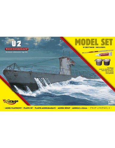 U2(German Submarine WWII typeIIA(ModelSe 