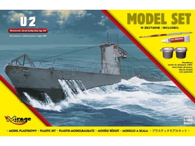 U2(German Submarine WWII typeIIA(ModelSe 