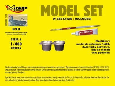 U23 (German Submarine WWII TypeIIB(Model (Model Set) 