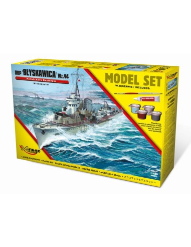 ORP"Blyskawica"-wz.44(Polish Destroyer WWII)(Model Set) 